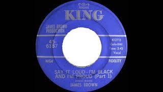 1968 HITS ARCHIVE Say It Loud--I’m Black And I’m Proud Part 1  - James Brown mono