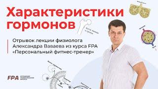 Характеристики гормонов  Ассоциация Профессионалов Фитнеса FPA