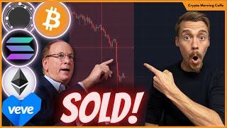 URGENT BLACKROCK SOLD BITCOIN??- CRYPTO MARKET NEWS ECOMI  VEVE