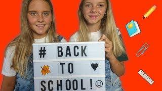 BACK TO SCHOOL Катя и Ксюша показывают покупки к школе
