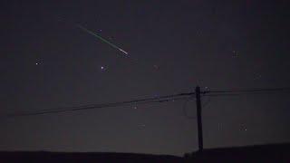 1 Min of Shooting Stars Live View  Perseid Meteor Shower 2020