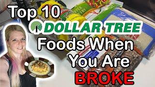 Top 10 Dollar Tree Foods for when you are BROKE BROKE  My Dollar Tree Favorites & Cooking Tostadas