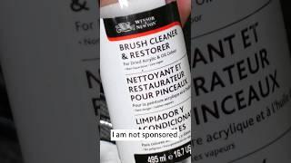 Not sponsored I just think that it works...  #brushcleaner #howto