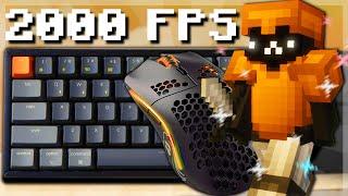 2000 FPS Keyboard & Mouse ASMR Sounds  Hypixel Bedwars