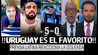 PERIODISTAS ARGENTINOS y MEXICANOS REACCIONAN a la GOLEADA de URUGUAY  Es el Mejor de la Copa