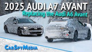 2025 Audi A7 Avant Prototype Spied Winter Testing Near The Arctic Circle - First Spy Video