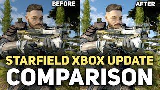 Starfield Gameplay Comparison After Update Xbox Series X