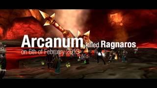 Molten Core 2013 - Arcanum vs. Ragnaros REALM FIRST  twinstar.cz