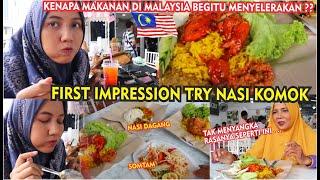 FIRST IMPRESSION COBA NASI KOMOK DI MALAYSIA TAK MENYANGKA RASA AYAM GORENG SEPERTI INI