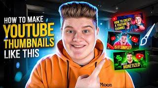 How to Make a Thumbnail for YouTube Videos with Glow Effect Quick and Easy tutorial for Beginners