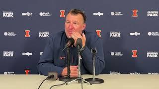 Penn State postgame Illini head coach Bret Bielema press conference