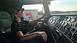 14-Year-Old Luke Floats 18 Gears In A New Custom 2022 Peterbilt 389 I Started Driving At 9-Yrs-Old