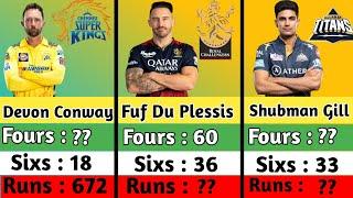 Most Runs in IPL 2023  Top 15 Highest Run Scorer in IPL 2023  IPL 2023  @Comparison_Qube