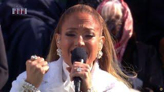 Jennifer Lopez sings ‘This Land Is Your Land’ for Biden inauguration