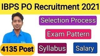 IBPS PO Recruitment 2021  IBPS PO Pre & Mains Syllabus  IBPS PO Exam Pattern  IBPS Po Salary