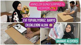 EVİ TOPARLIYORUZ ANNELER GÜNÜ SÜRPRİZİM & HEDİYEM  BANYO İÇİN EKSİKLERİ ALDIK TAŞINMA HAZIRLIĞI