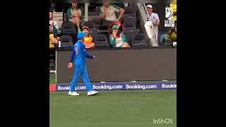 Girl reaction on Virat Kohlis catch goes #viral  #viratkohli  catch today#cricket#shorts #trending