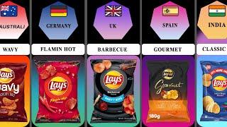 Chips From Different Countries  Lays Chips Around The World