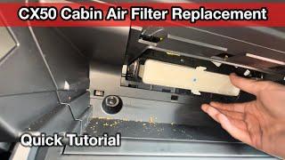 Mazda CX50 2024 2023 How to replace cabin Air Filter