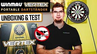 Winmau Vertex Portable Dartständer ohne Bohren  Unboxing & Test 