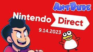 Nintendo Direct 9.14.2023 Watch Party w AntDude