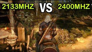 2133MHz vs. 2400MHz Gaming - 2133Mhz vs 2400Mhz RAM Test in Games