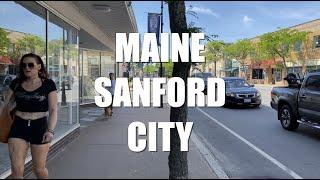 Walking Tour Maine Sanford Crazy Man Screams at Public Mental Health Awareness Woman Curses Loudly