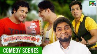 Entertainment Back To Back Comedy Scenes  Akshay Kumar Johnny Lever Sonu Sood Tamannaah