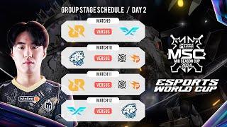 MSC GROUP STAGE watch party DAY 2  Esports World cup MLBB 2024