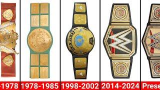 Evolution of WWE Championship From 1963 to 2024
