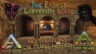  Easy FREE Loot  Desert Labyrinth Speed Run  Lost Island  ARK Made Easy