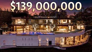 Touring a $139000000 LA Mega Mansion With a BATMAN Style Garage