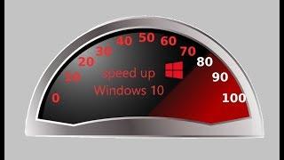 How to speed up windows 10
