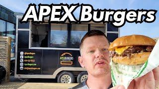 Testar Apex burgers i Uppsala