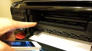 HOW TO CLEAN PRINT HEADS ON A HP PRINTER - FIXED MY PRINTING PROBLEM