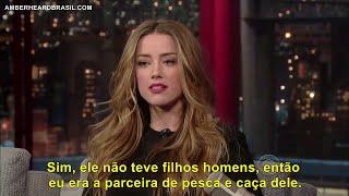 Amber Heard no David Letterman LEGENDADO PTBR