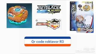 Qr code Blaze roktavor R3 beyblade burst évolution switch strike