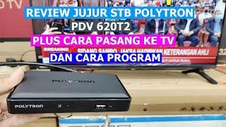 STB POLYTRON PDV 620T2. REVIEW DAN CARA PROGRAM SET TOP BOX POLYTRON ..