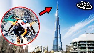 360° FEAR OF HEIGHTS  BURJ KHALIFA - WORLDS TALLEST TOWER