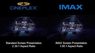 Avengers Endgame Trailer #2  Standard Screen vs. IMAX Screen Comparison  ItzJonnyFX