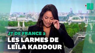 Mort de Pascal Josèphe  les larmes de Leïla Kaddour pendant le JT de France 2