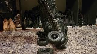 RC car crushed in boots by Crystal #bootcrush #crushexperiment #oddlysatisfying #asmrcrunch