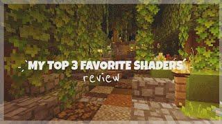 minecraft pe  my top 3 favorite shaders️️