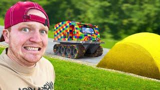 Lego Tank Vs Giant Speed Bump
