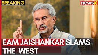 EAM Jaishankar Schools US West on India-Russia Ties Lashes Out West For Arming Pakistan  NewsX