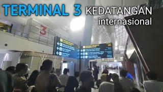 Area Penjemputan Di Terminal 3 Kedatangan Internasional Bandara Soekarno Hatta CGK Jakarta
