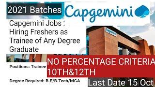 Capgemini Recruitment Process 20212022 #capgemini #fresherjob2021