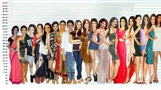 Bollywood Actresses Height Comparison with music