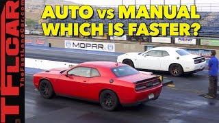 Whats Faster an Automatic or Manual Hellcat?  Watch This Drag Race to Find Out