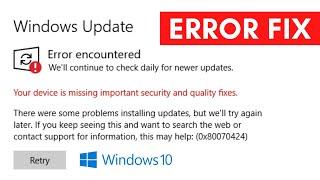 How To Fix Windows Update Error on Windows 10  Windows Update Not Working Problem